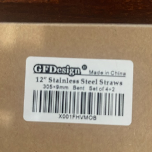 12 inch stainless steel straws-brand new in package - Picture 7 of 7